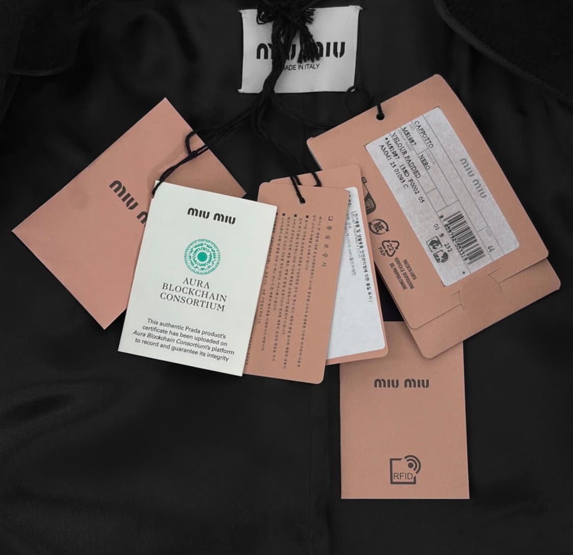 [44] 미우미우 남성 싱글 브레스티드 캐시미어 벨루어 벨벳 코트 블랙 상품이미지7