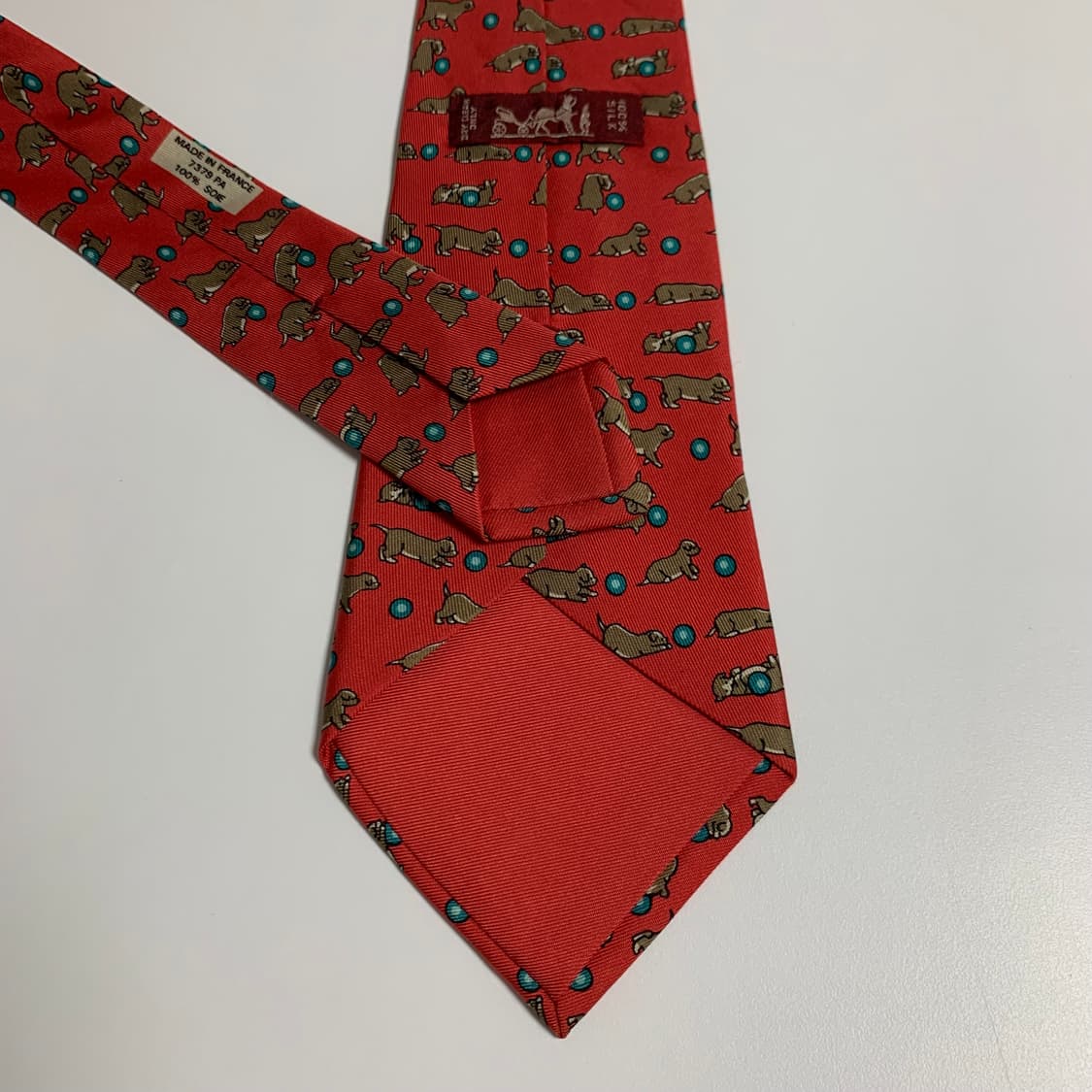 에르메스(HERMES) 프랑스 100실크 명품넥타이 최상급 A+9.2cm 상품이미지6