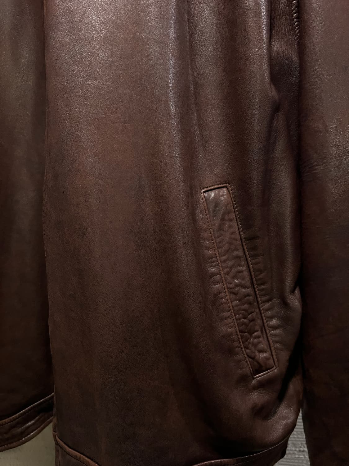 [XL]폴로 랄프로렌 맥스웰 램스킨 레더 자켓 상품이미지5