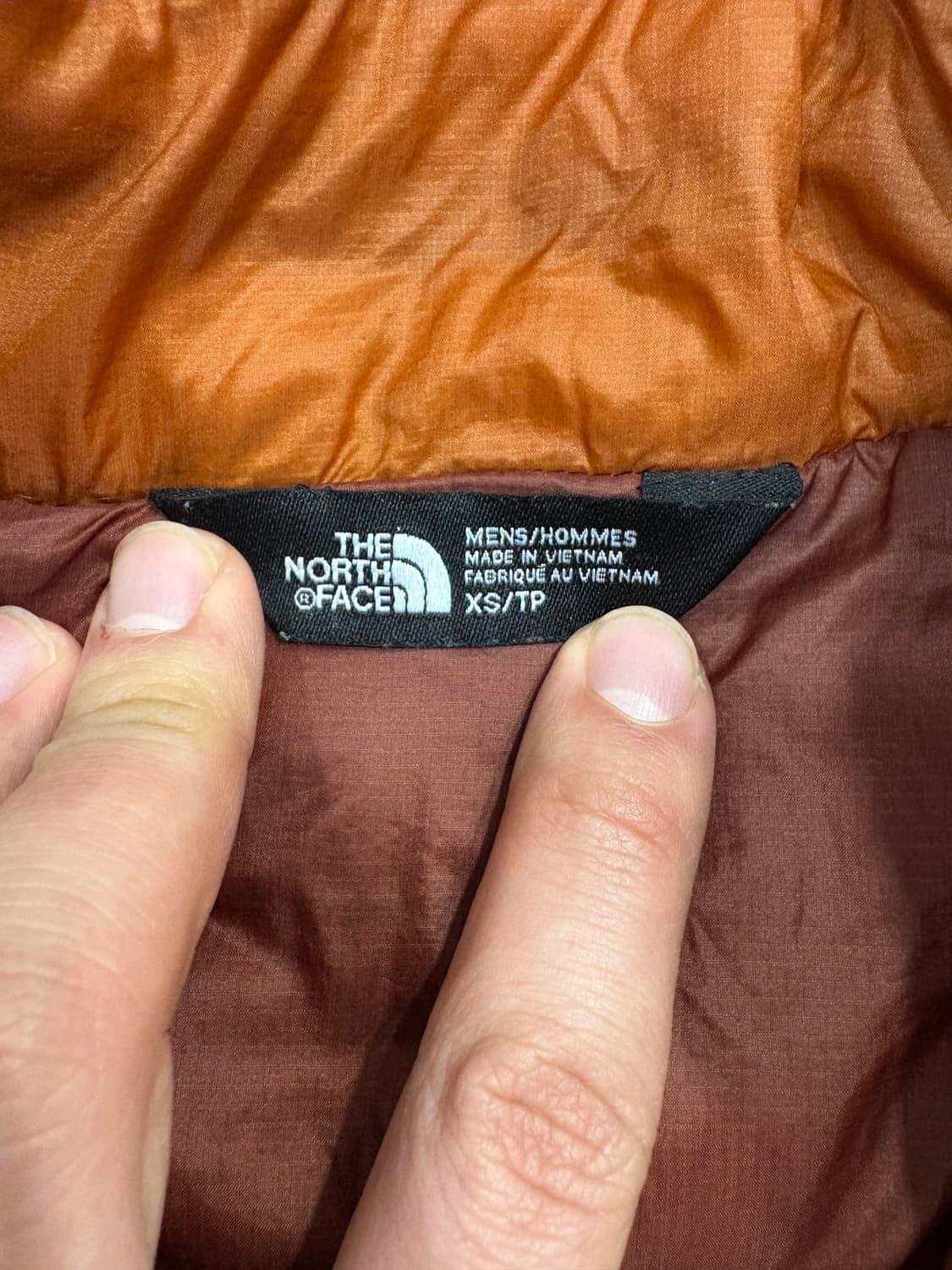 노스페이스 써머볼 경량 패딩 자켓 브릭오렌지 (남성 XS) 상품이미지6