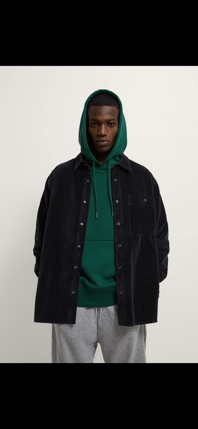 자라 코듀로이 셔츠 상품이미지5