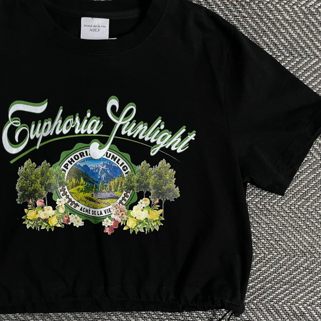 아크메드라비 스트링 크롭 티셔츠o 3117 상품이미지2