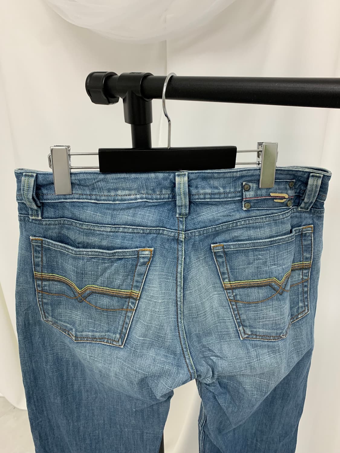 디젤 레드 스티치 일자진 상품이미지5