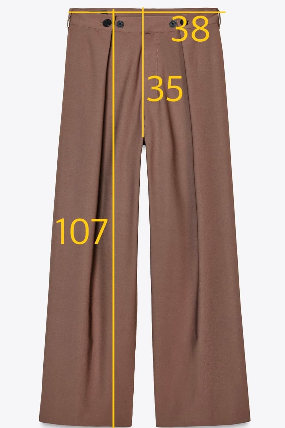 자라 모카무스 와이드 팬츠 상품이미지6