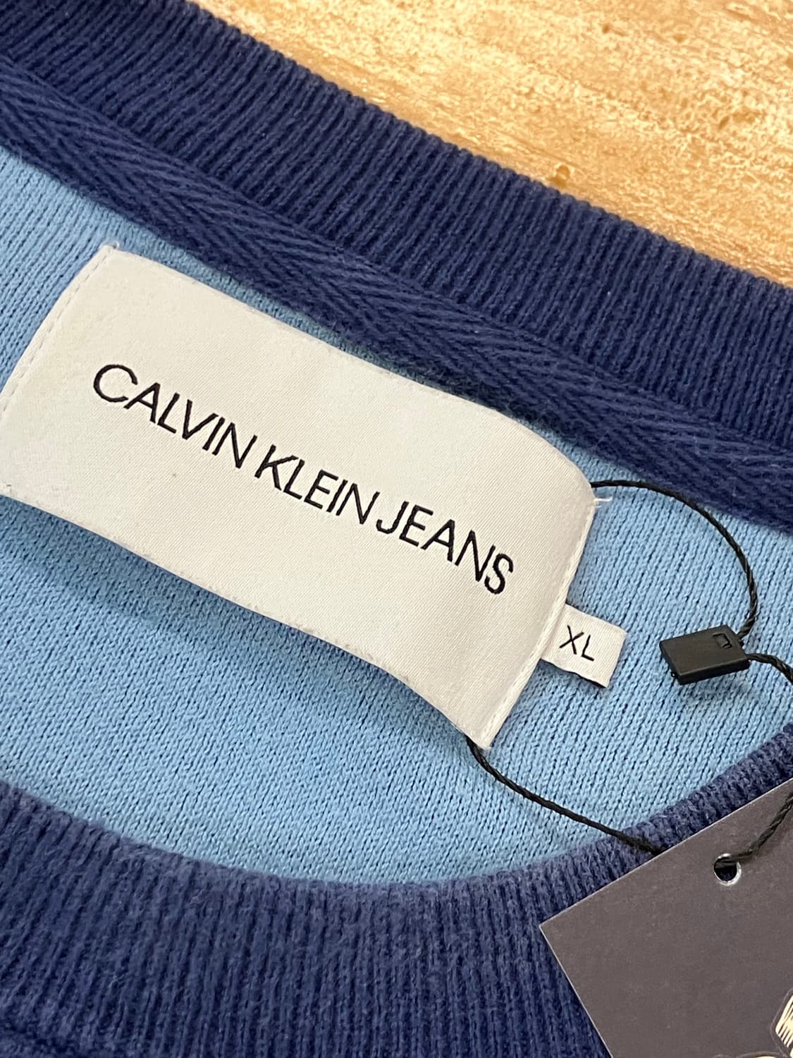 캘빈클라인 진스 로고 맨투맨 네이비 XL #csz2518 상품이미지4