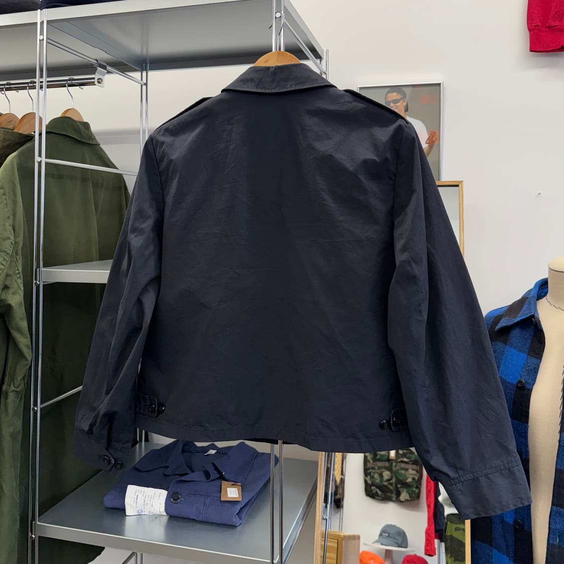 80s USN 미해군 유틸리티 자켓 made in USA (M)  상품이미지4