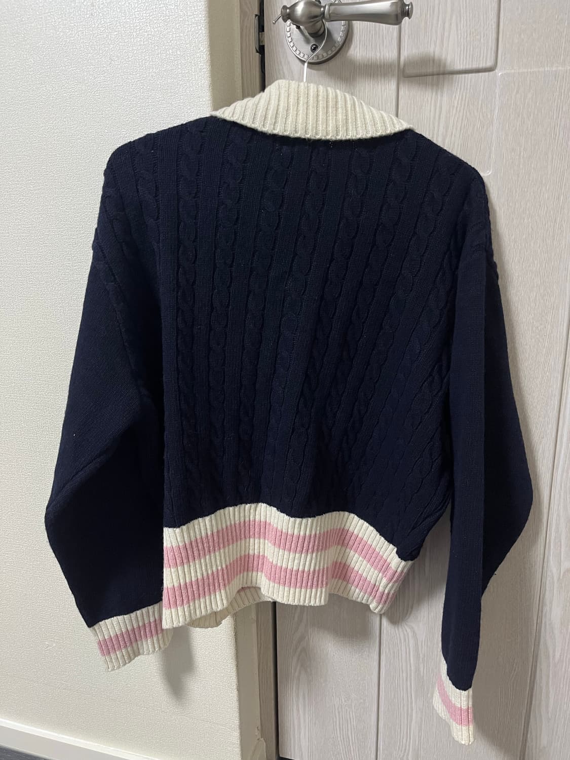 모어댄라이크 니트집업 가디건 상품이미지5