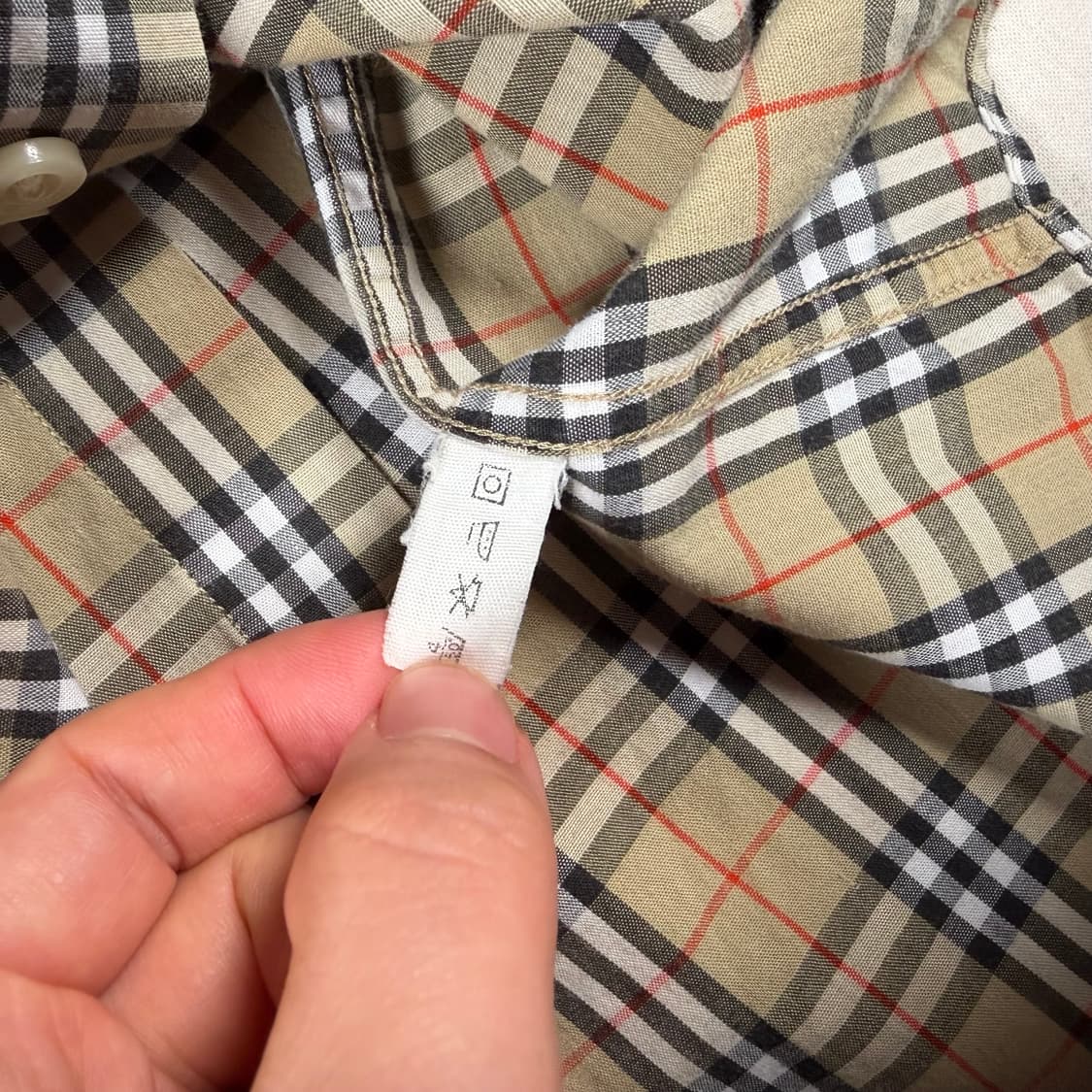 90s Burberrys 버버리 노바체크 반팔 셔츠 상품이미지7