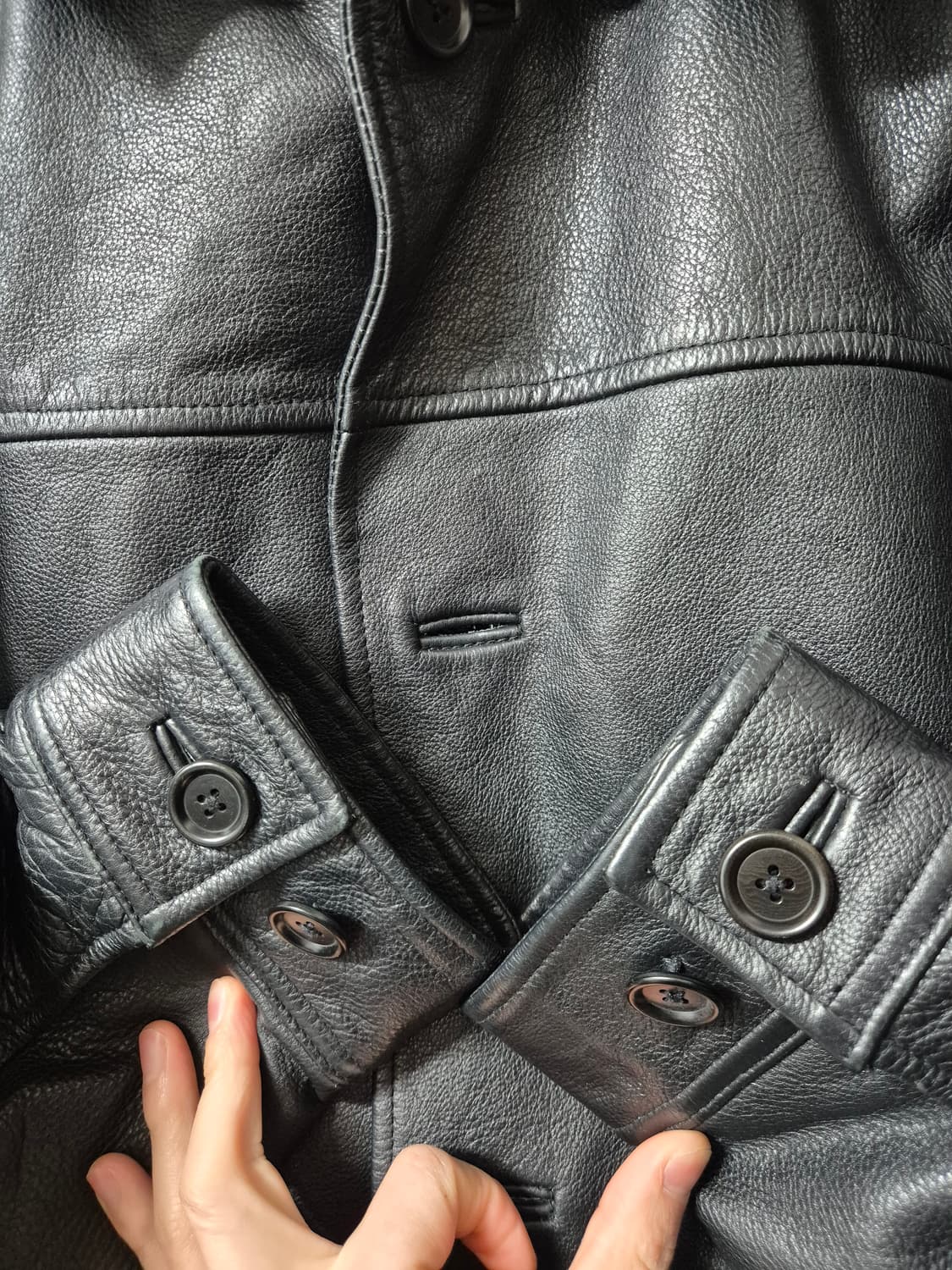 올드갭 레더 카코트 L 상품이미지3