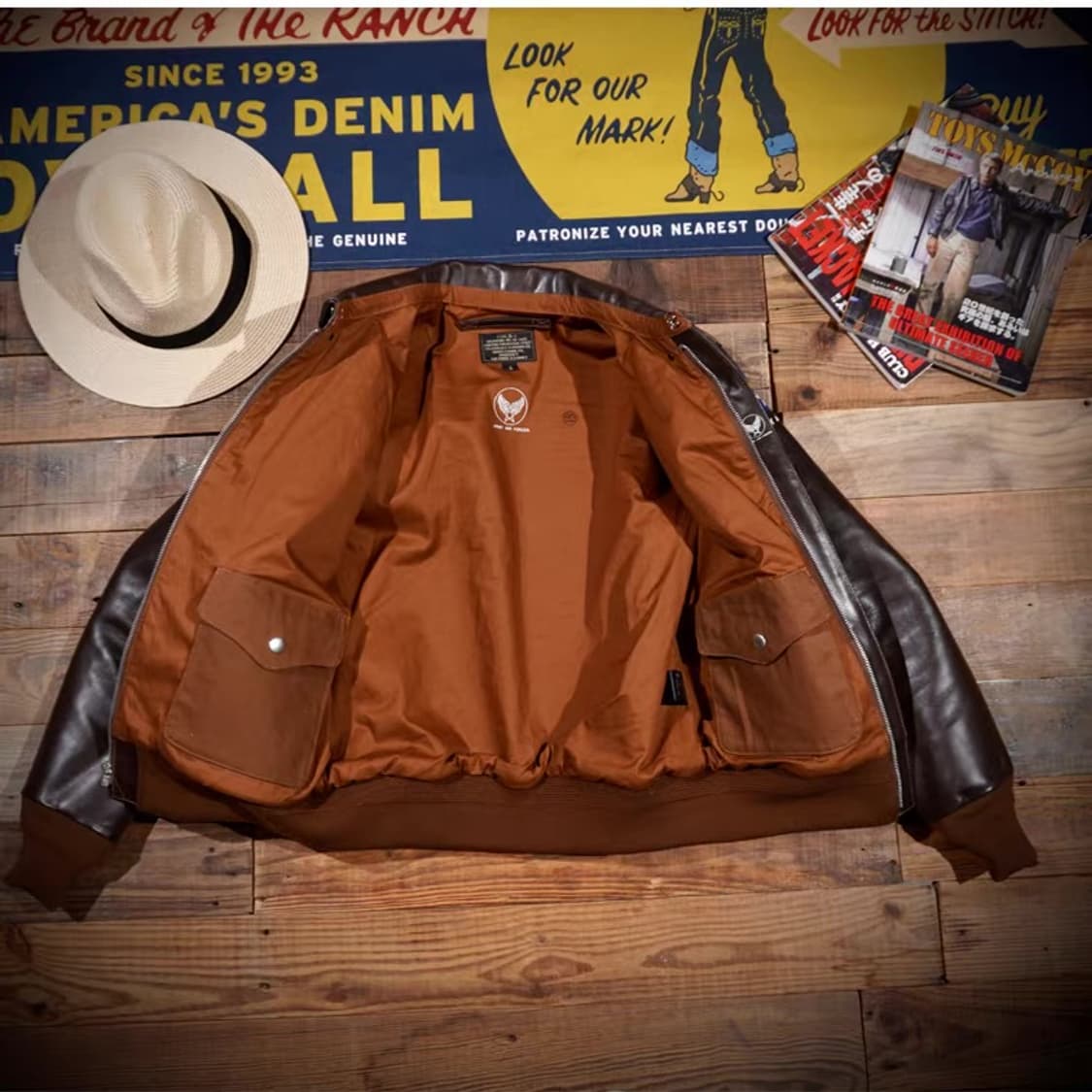 [미개봉] VELUOKLDLY A-2 차심 말가죽 자켓 2XL 상품이미지8