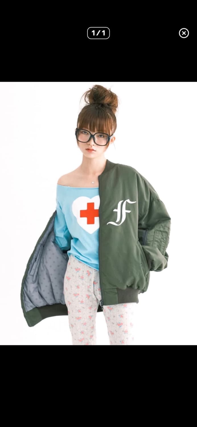 샵페어리 봄버자켓 카키 상품이미지1