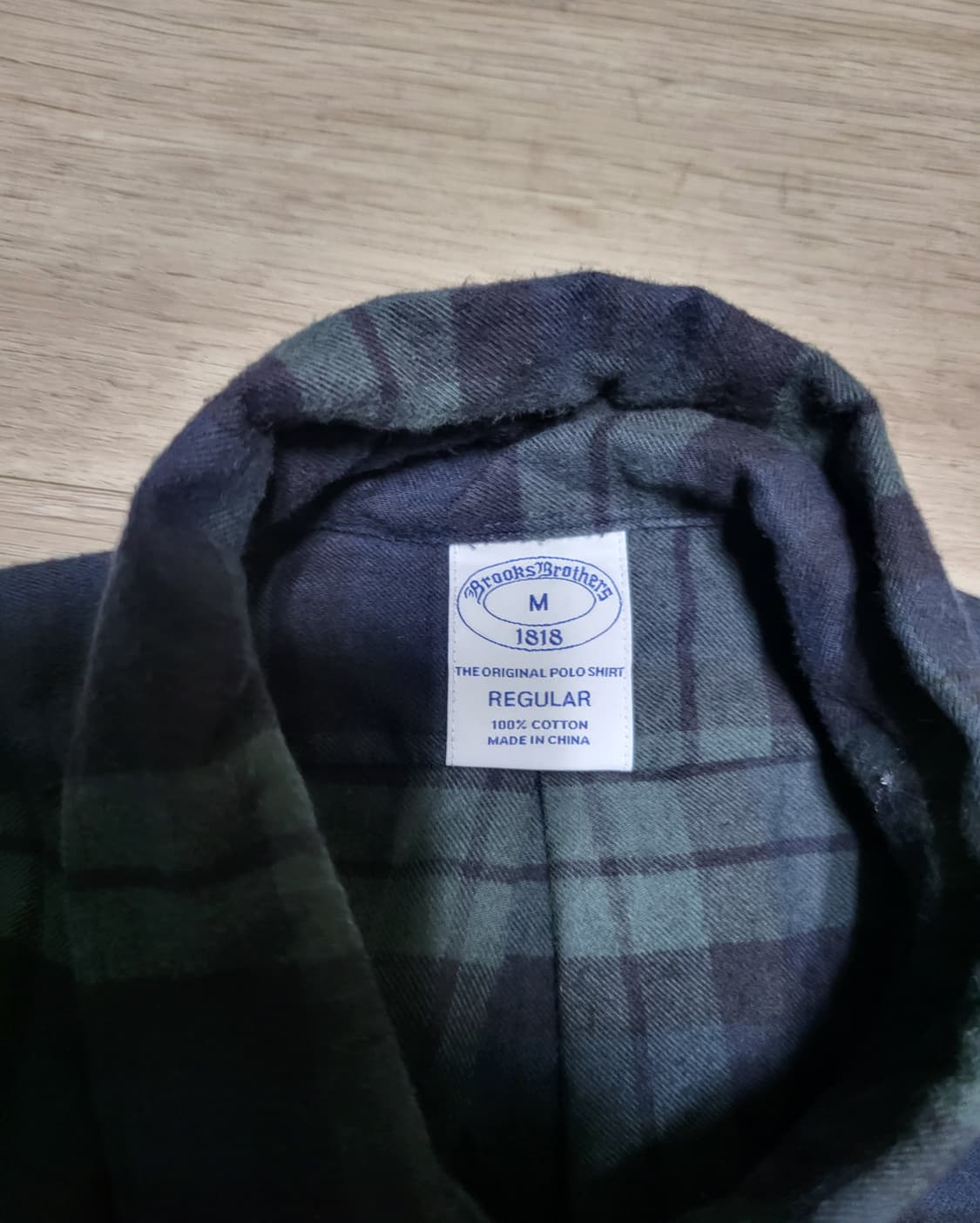 브룩스브라더스 플란넬 블랙와치 체크셔츠 상품이미지2