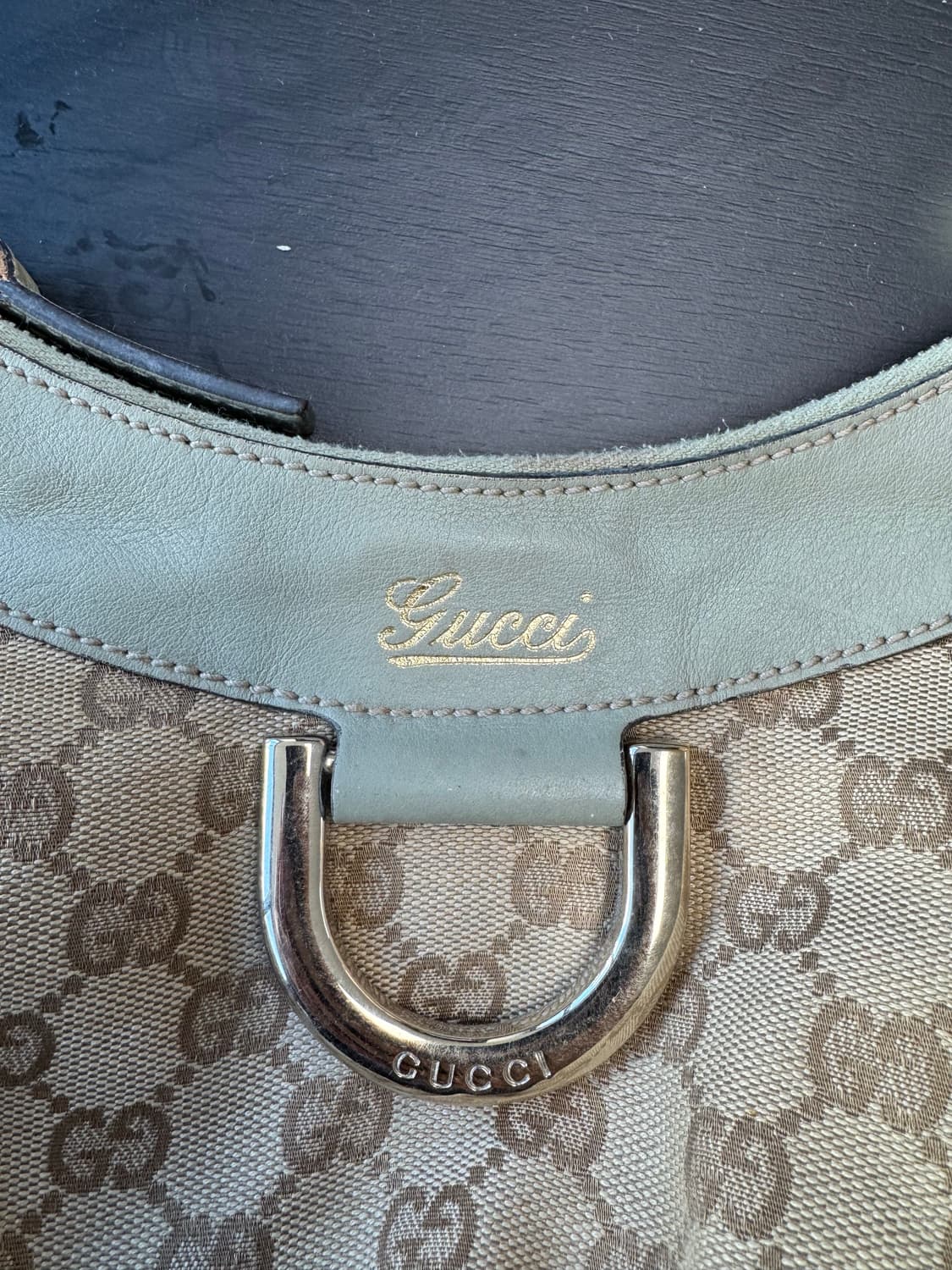 구찌 GG자가드 D링 호보 토트백 겸 숄더백(정품) 상품이미지2