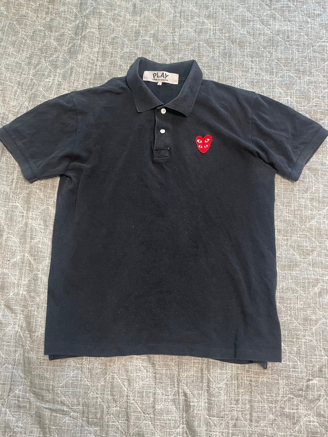 꼼데가르송 더블와팬 카라티 상품이미지1