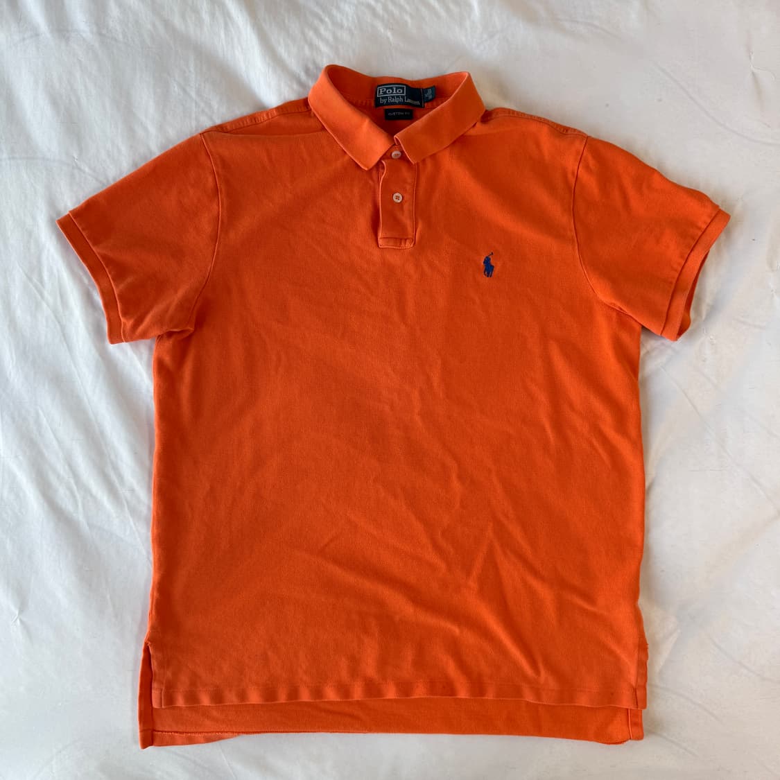 폴로 랄프로렌 오렌지 카라티 반팔 XL 상품이미지2