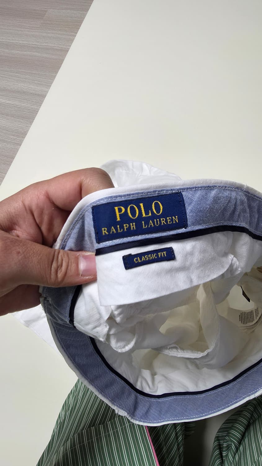 폴로 리넨팬츠 클래식핏 화이트 30/32 사이즈 판매합니다 상품이미지3