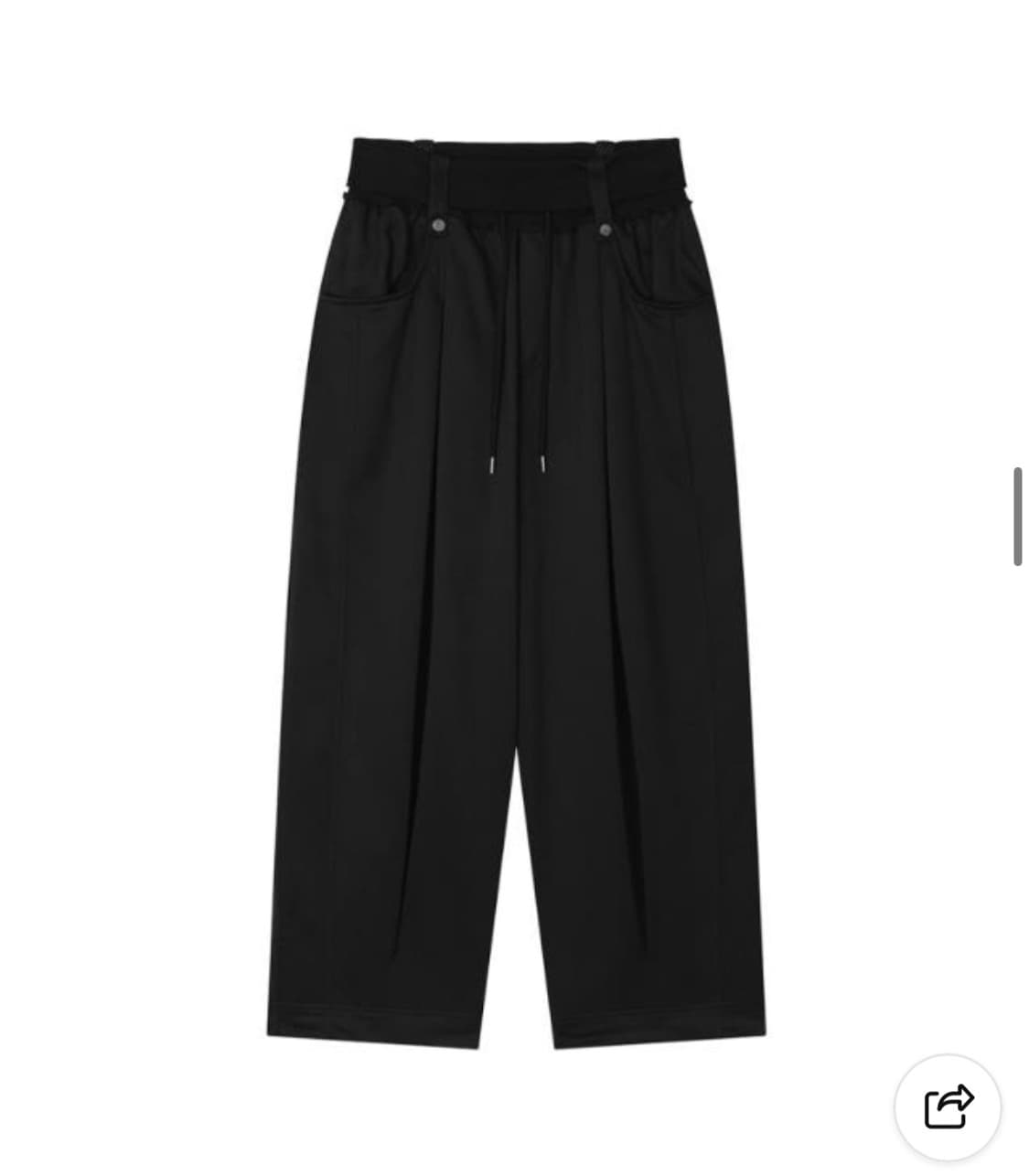 트리밍버드 Double Waist Sweat Pants(블랙) 상품이미지3