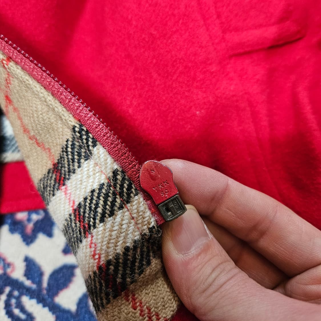 버버리(BURBERRY) 울 100% 클래식 봄버자켓 상품이미지6