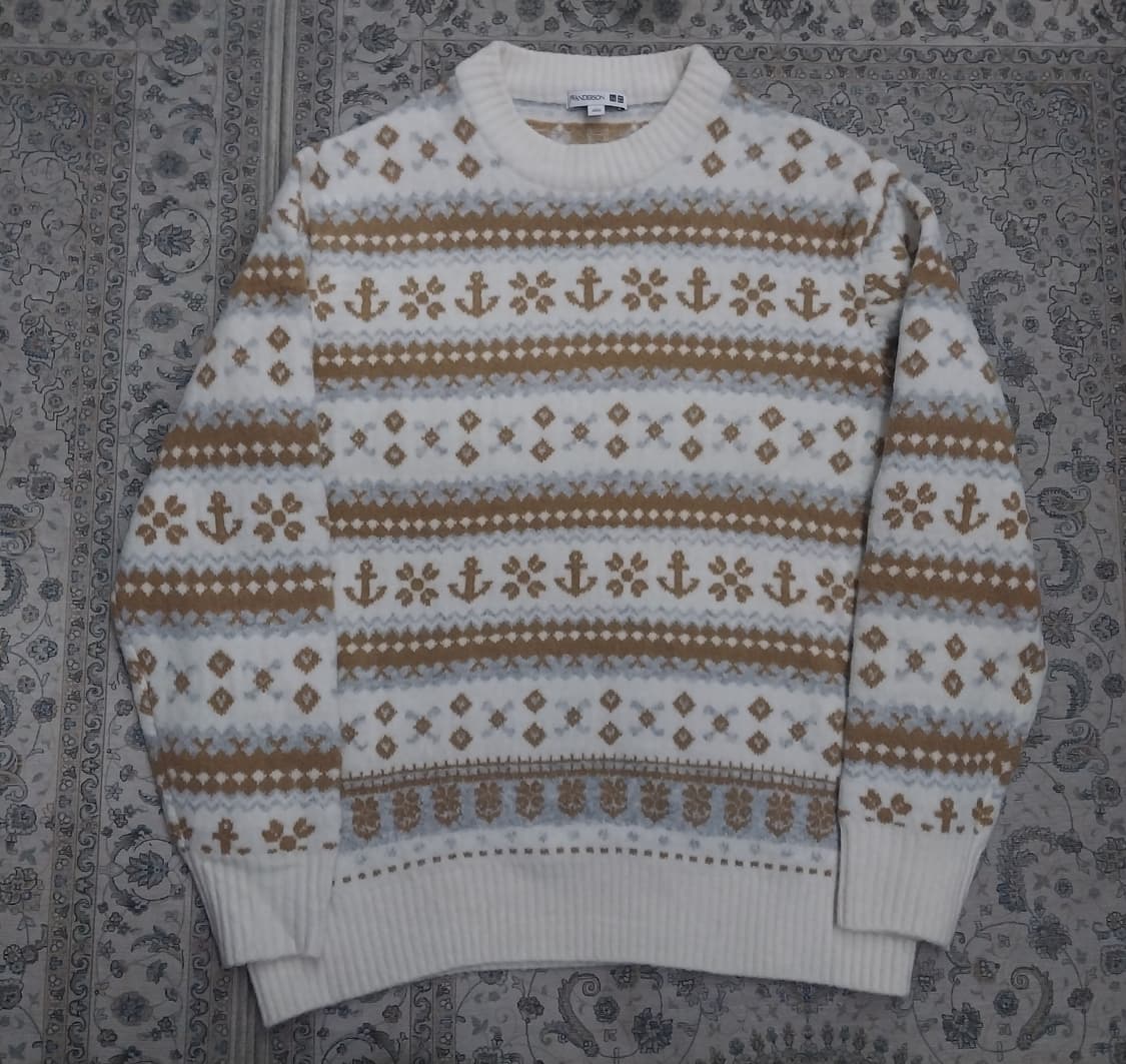 유니클로 X JW앤더슨 페어아일 니트 L 상품이미지1