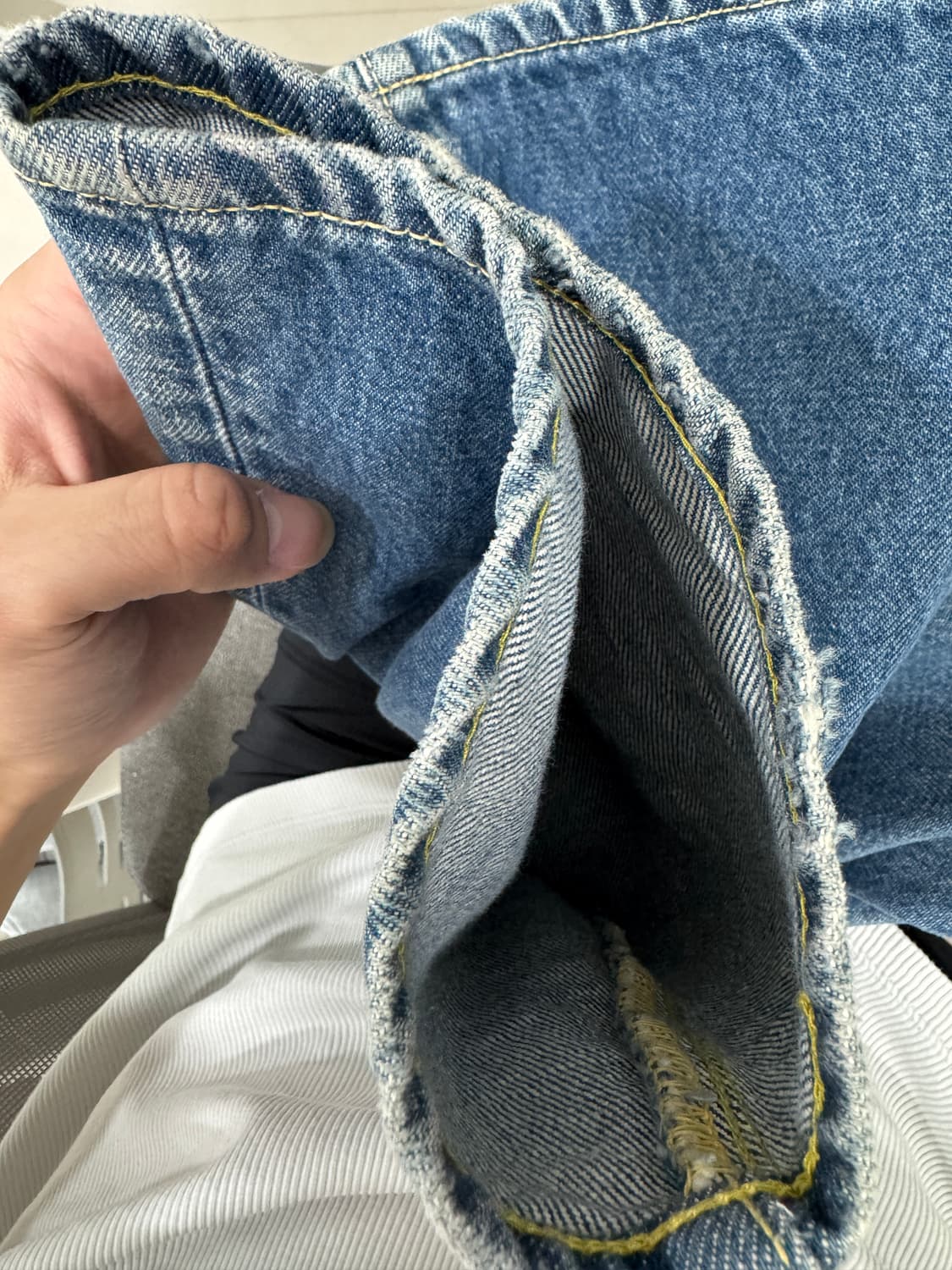 캐피탈 14온즈 데님 5P 몽키 시스코 인디고 상품이미지5