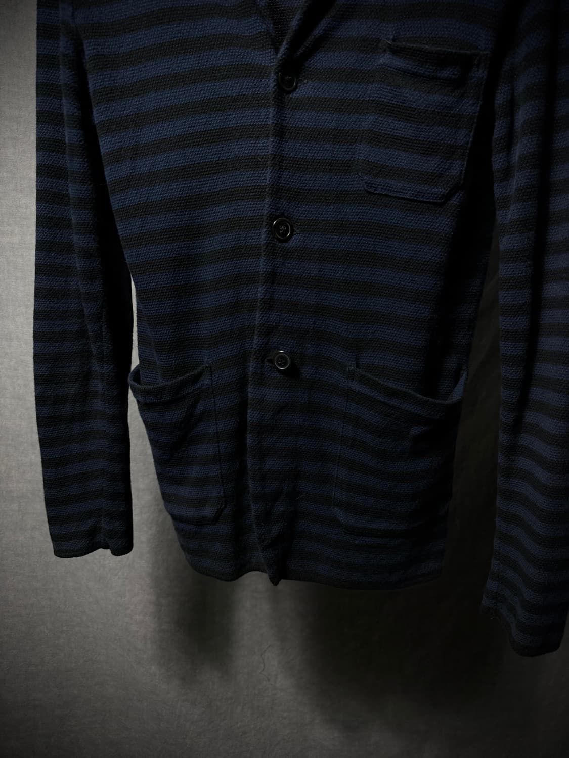 미하라 야스히로 엘보 패치 스트라이프 가디건 상품이미지3