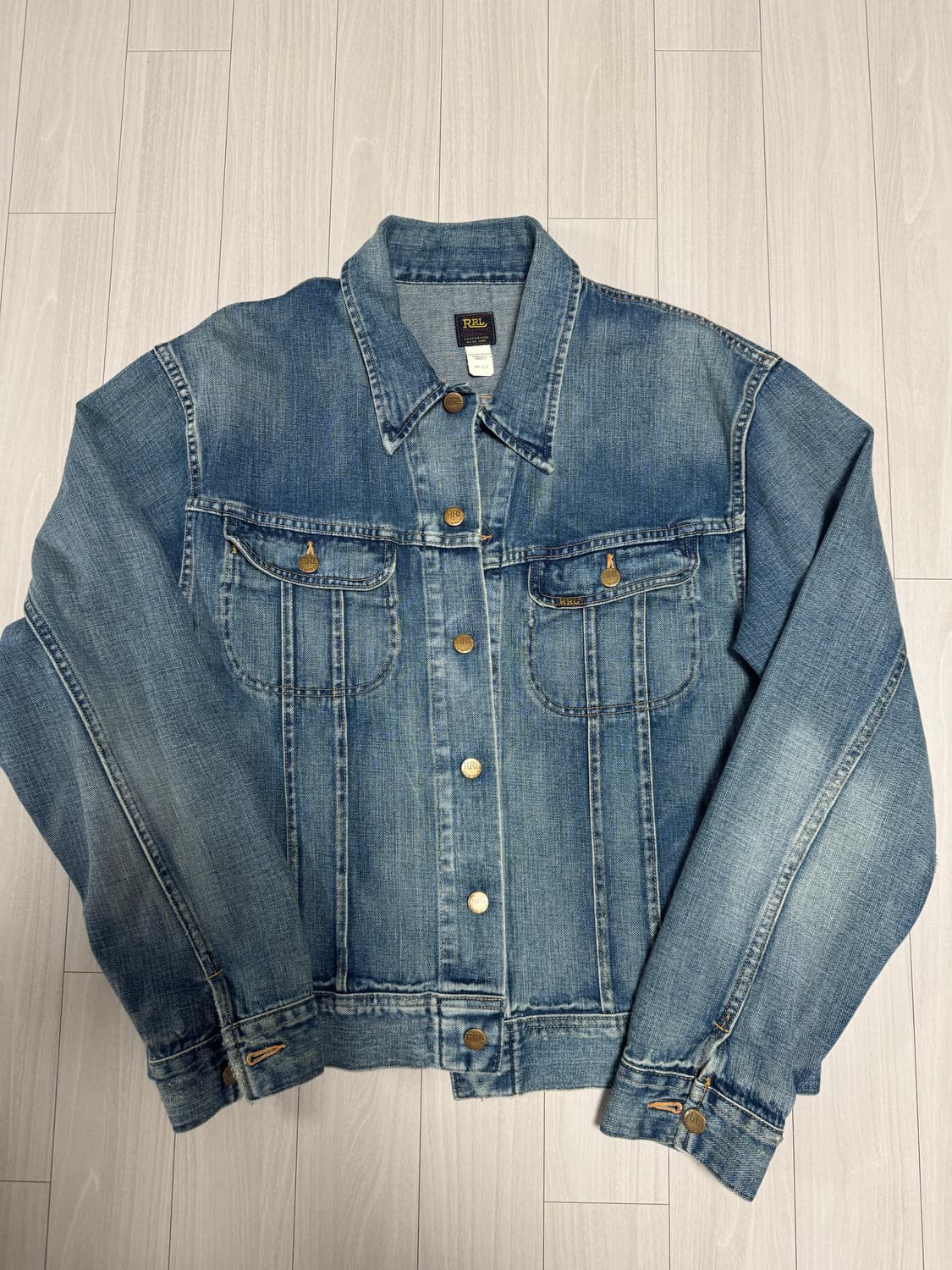 RRL LOT271 데님 자켓 XL 리랜드 판매합니다. 상품이미지1