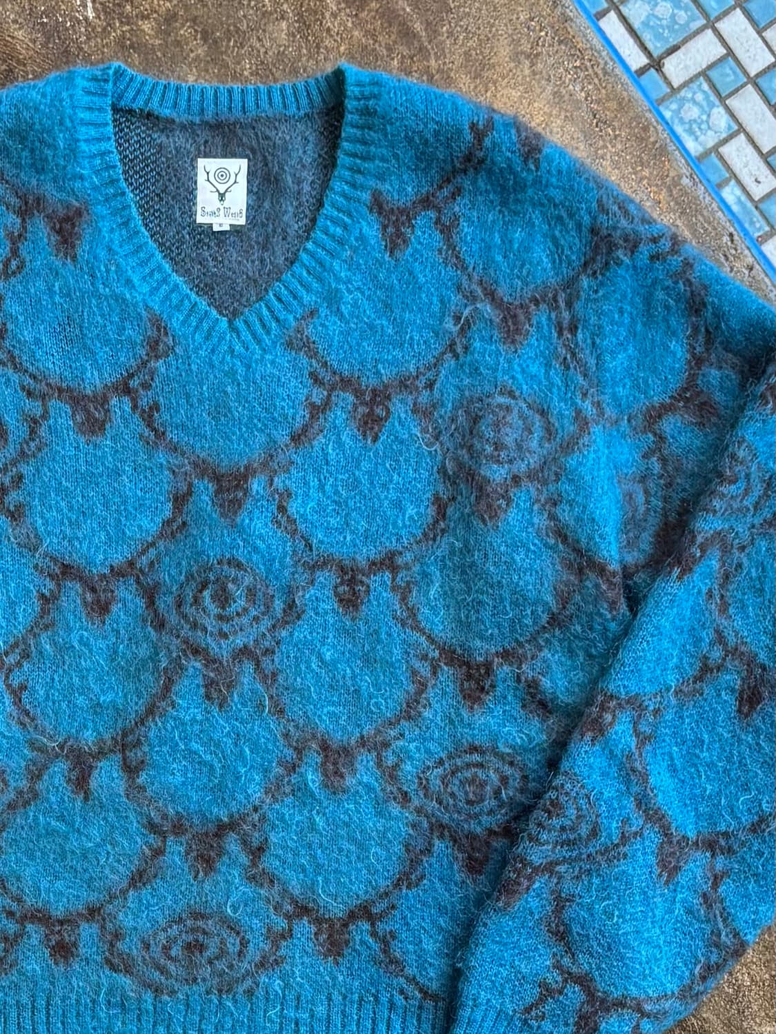 South2 West8 Mohair V-Neck Knit 상품이미지2