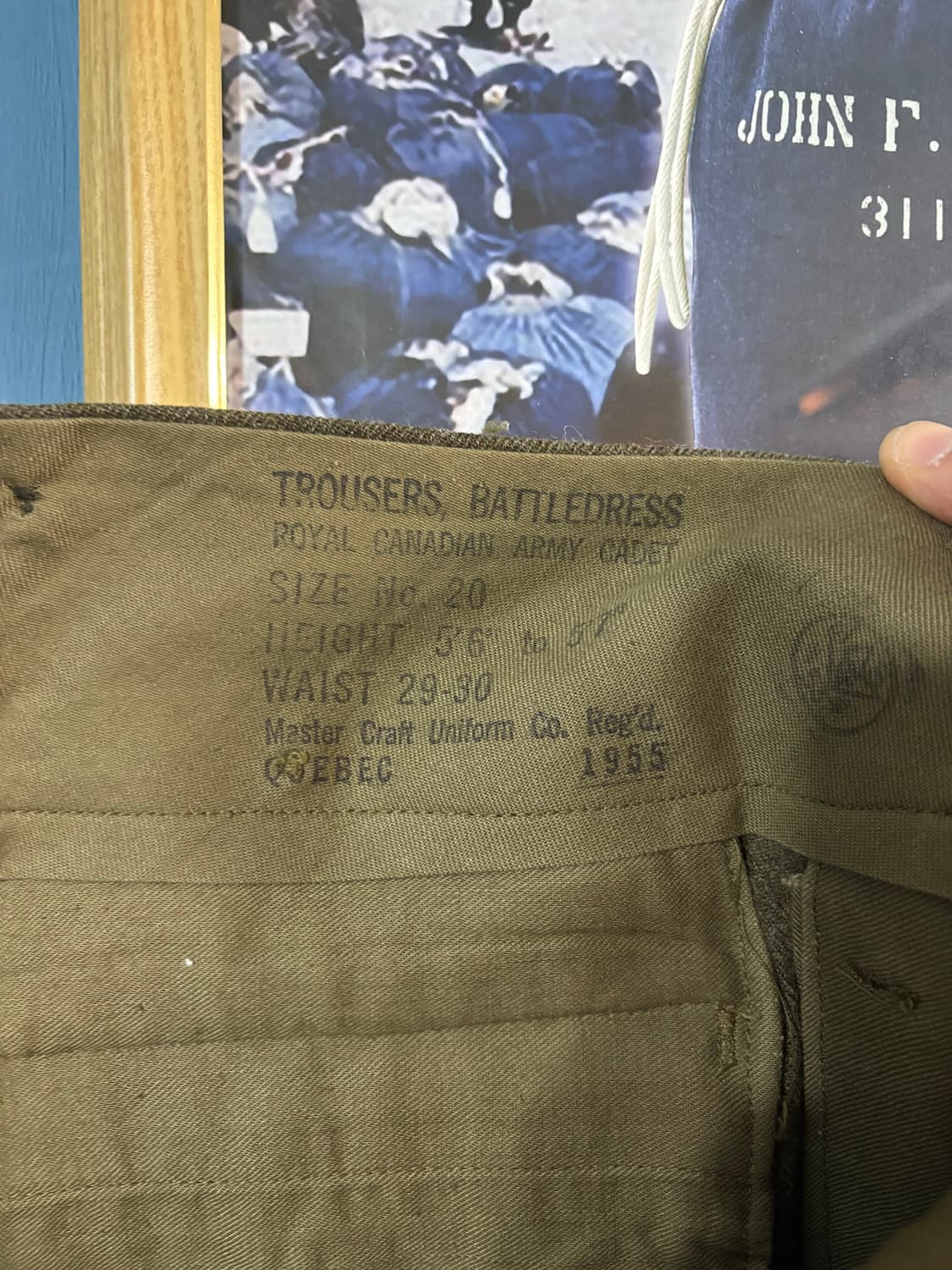 50’s Royal Canadian Army Battle Dress Pt 상품이미지5