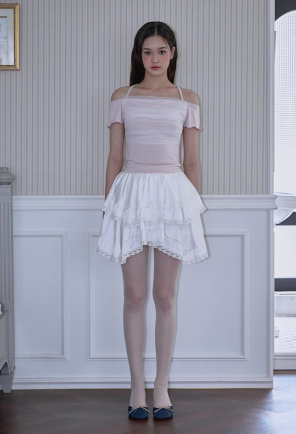 로제프란츠 샤 레이어드 홀터 티셔츠 상품이미지4