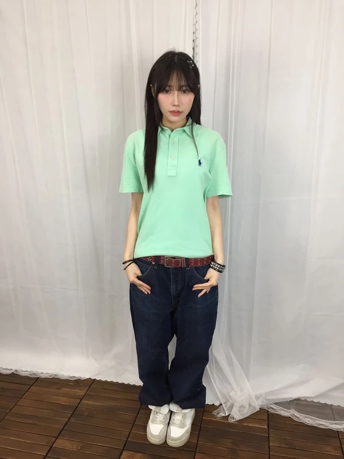 Polo Ralph Lauren Mint Mesh Polo 상품이미지1