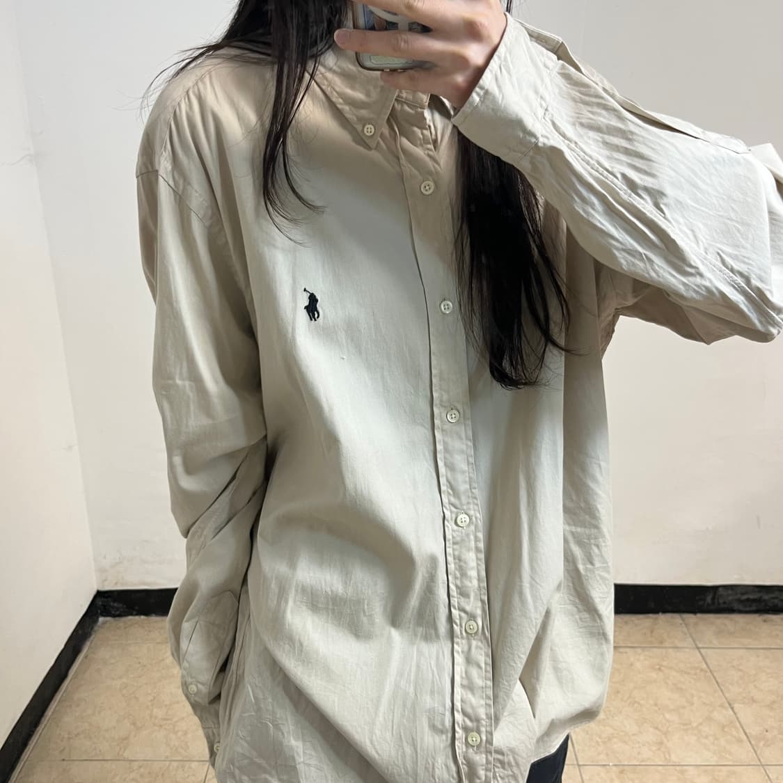 Polo beige shirt 상품이미지3