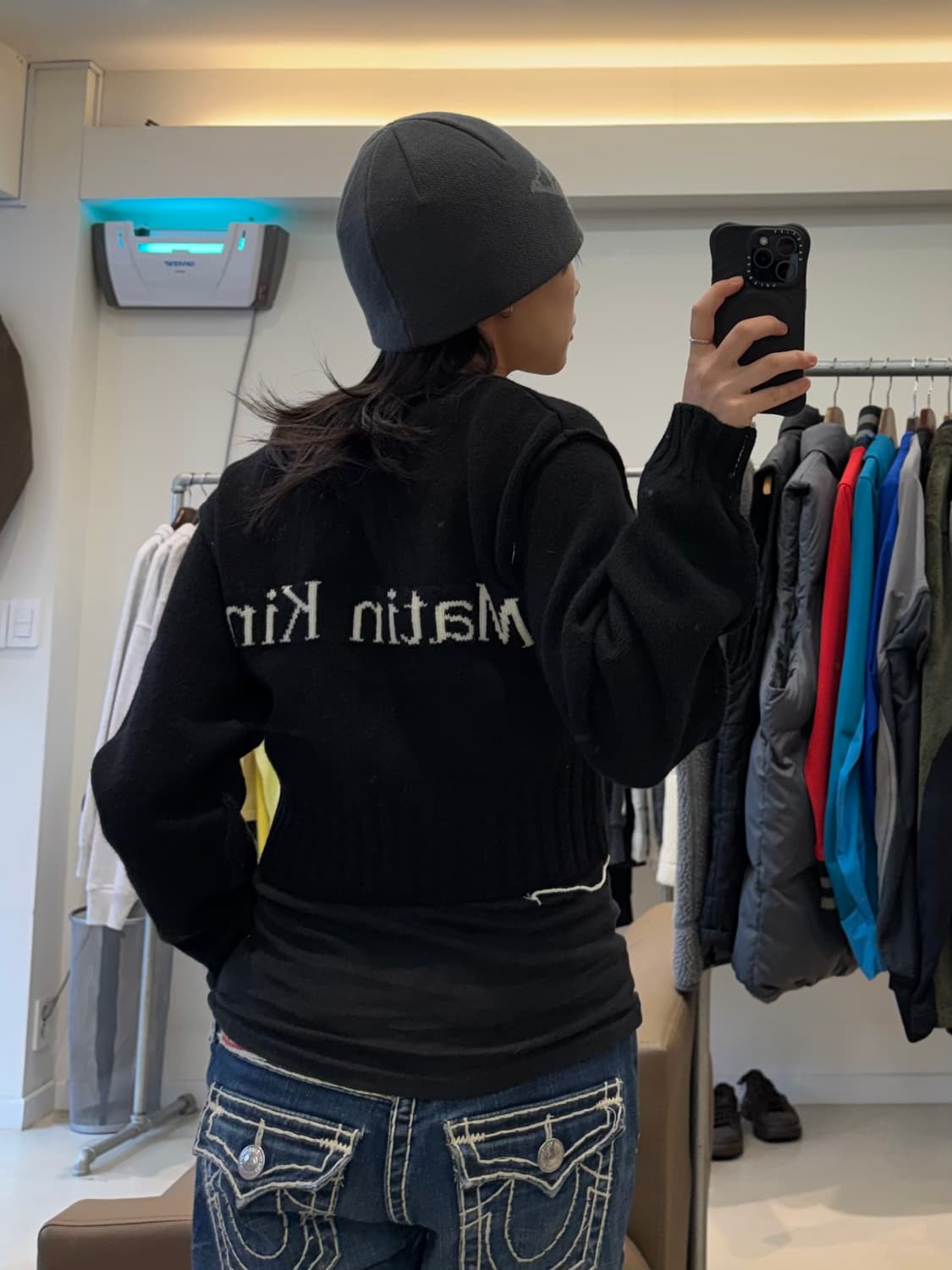 마뗑킴 스티치 크롭 가디건 상품이미지7