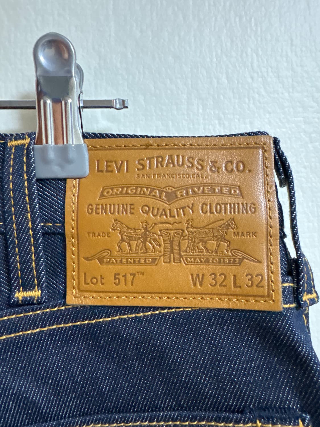 리바이스 517 리지드 32x32 생지 상품이미지2