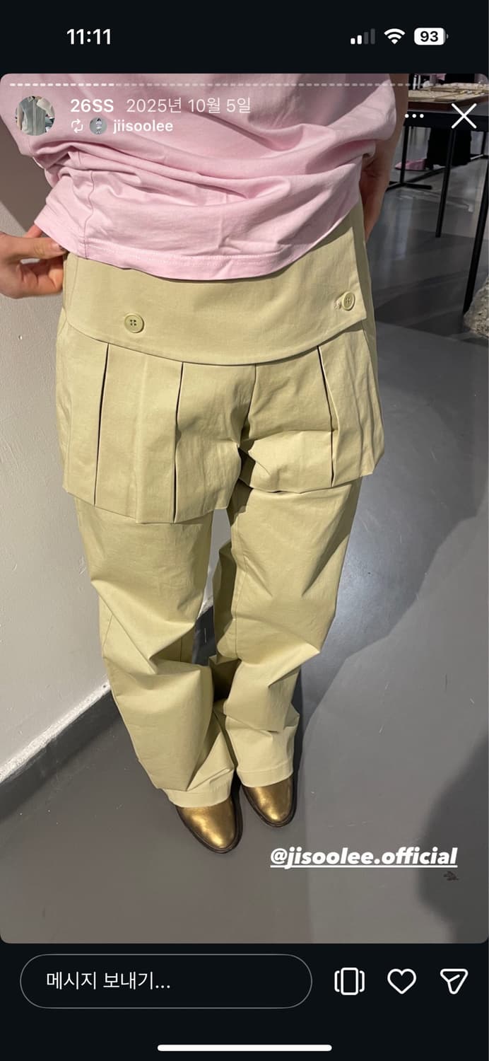 지수리 pleats layered trousers 상품이미지2