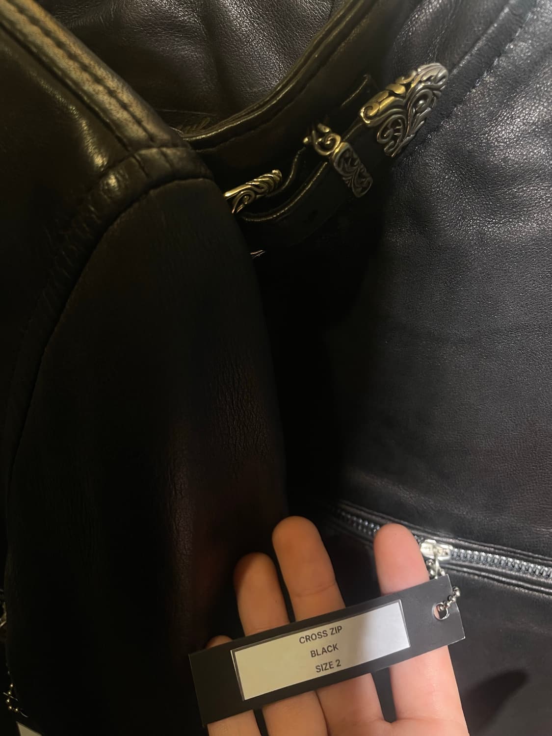 14th addiction cross zip leather 상품이미지3