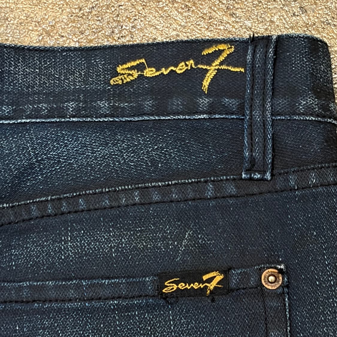 미국 빈티지 세븐진 로우라이즈 부츠컷 청바지 상품이미지9