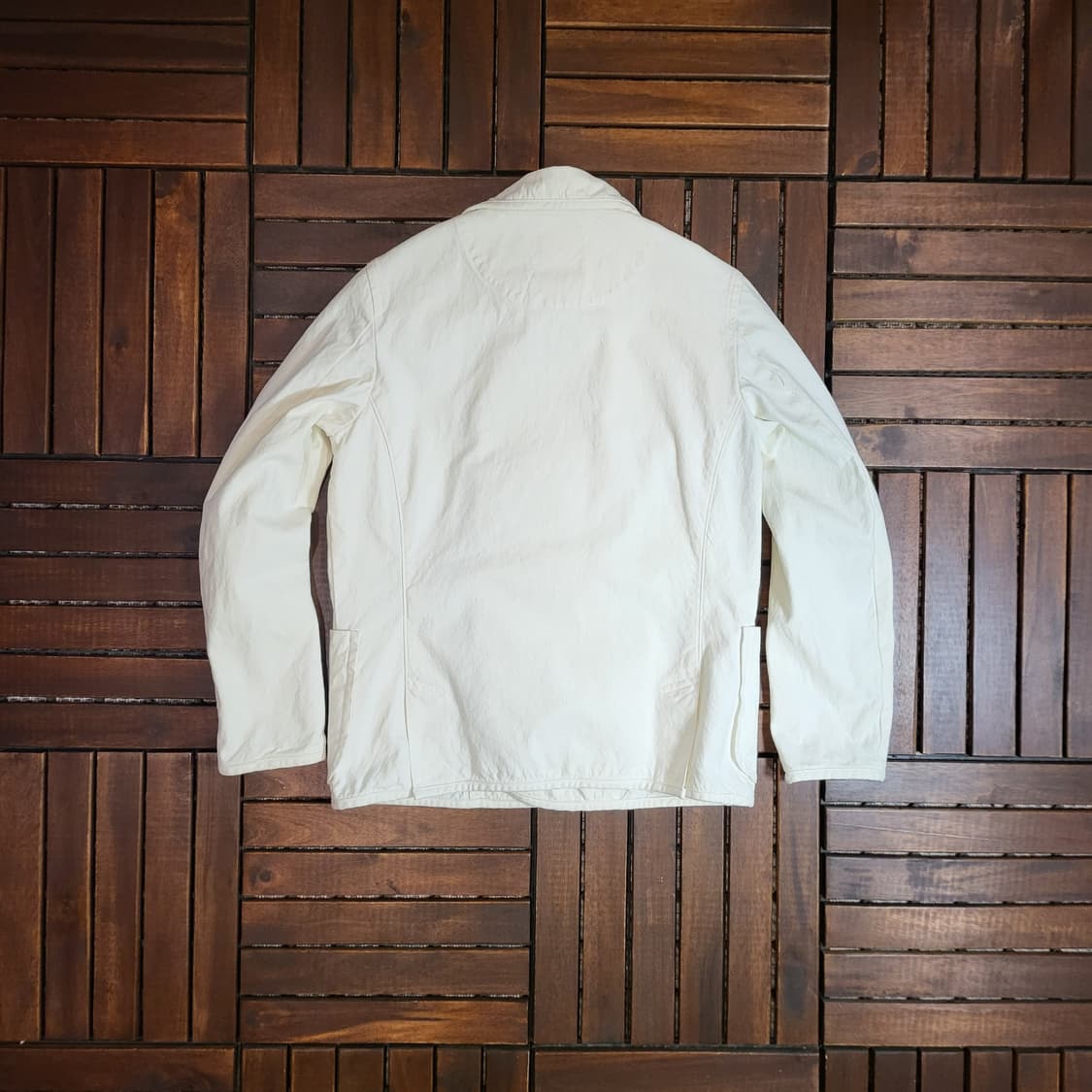 단톤(DANTON)브레스티드 코튼 자켓 (36) made in Japan 상품이미지7
