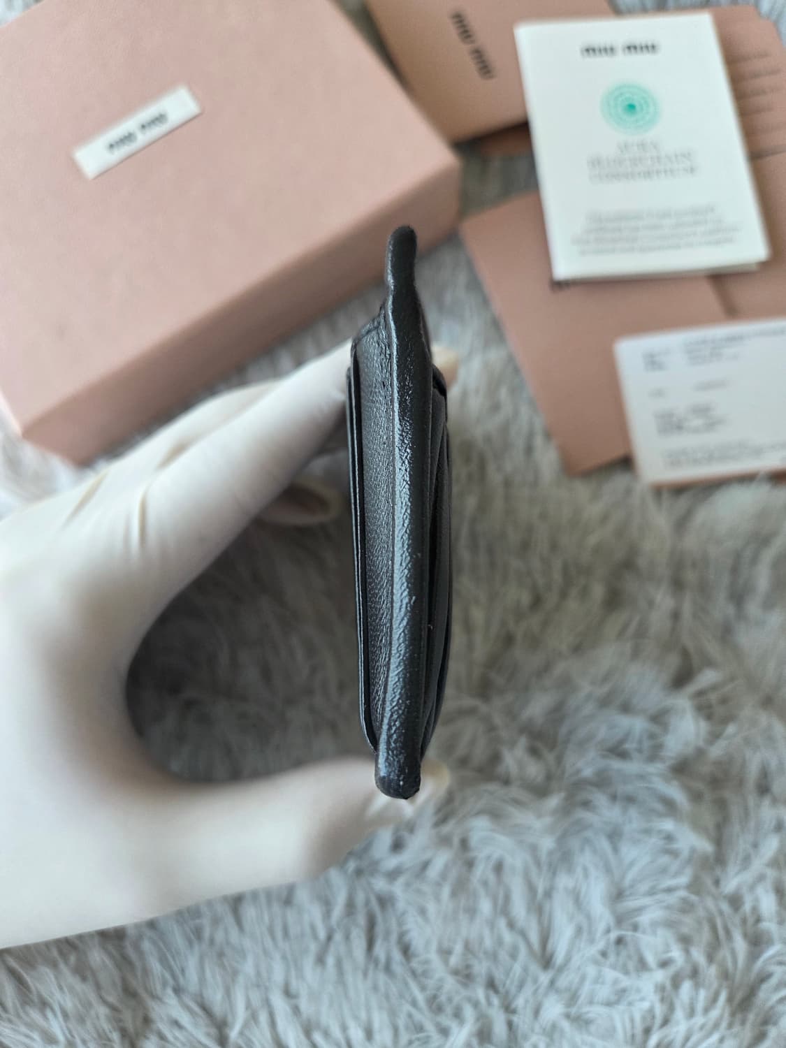 [정품] 미우미우 마테라쎄 나파 카드지갑 풀구성 상품이미지4