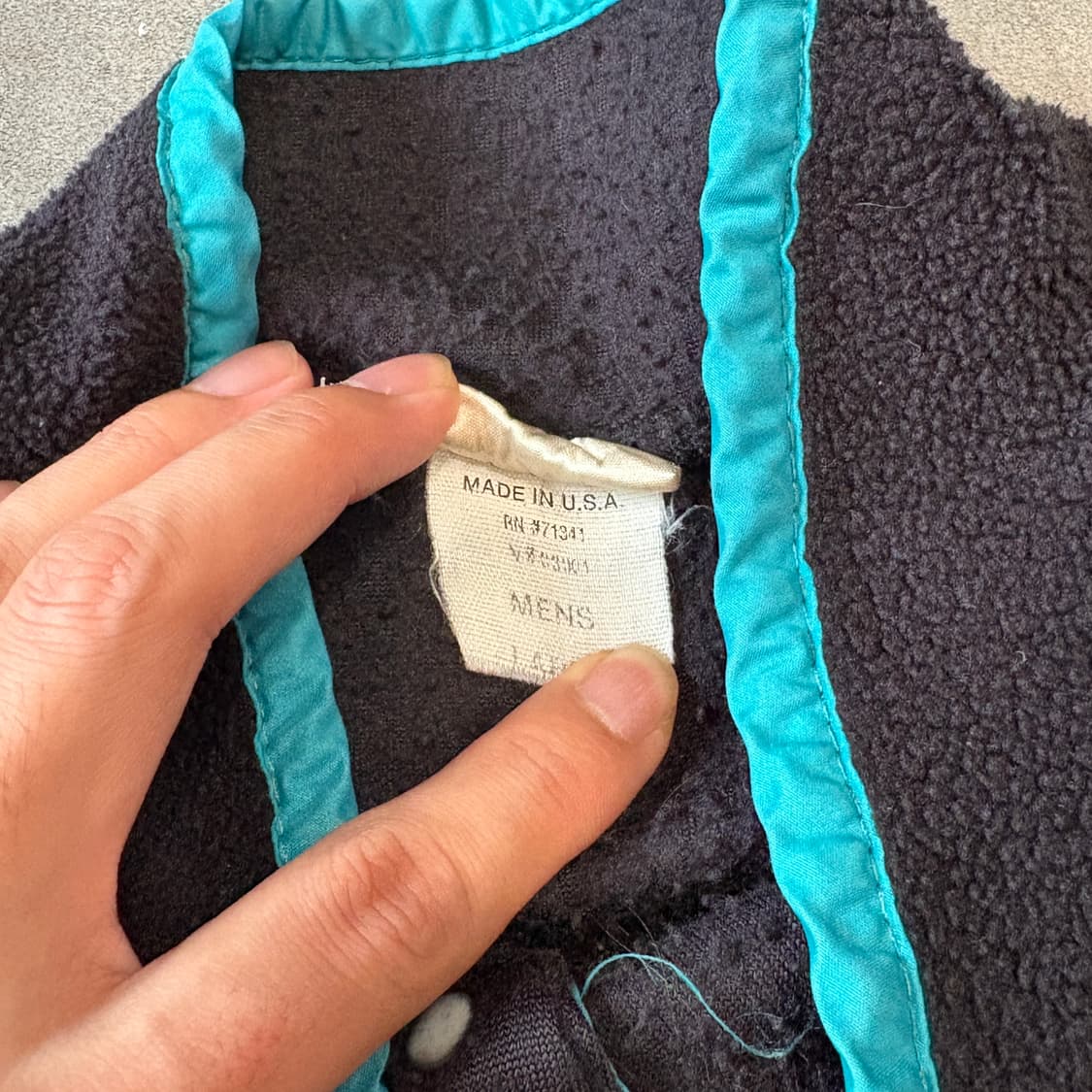 90s L.L.bean 90년대 미국 생산 엘엘빈 블랙 플리스 신칠라  상품이미지7