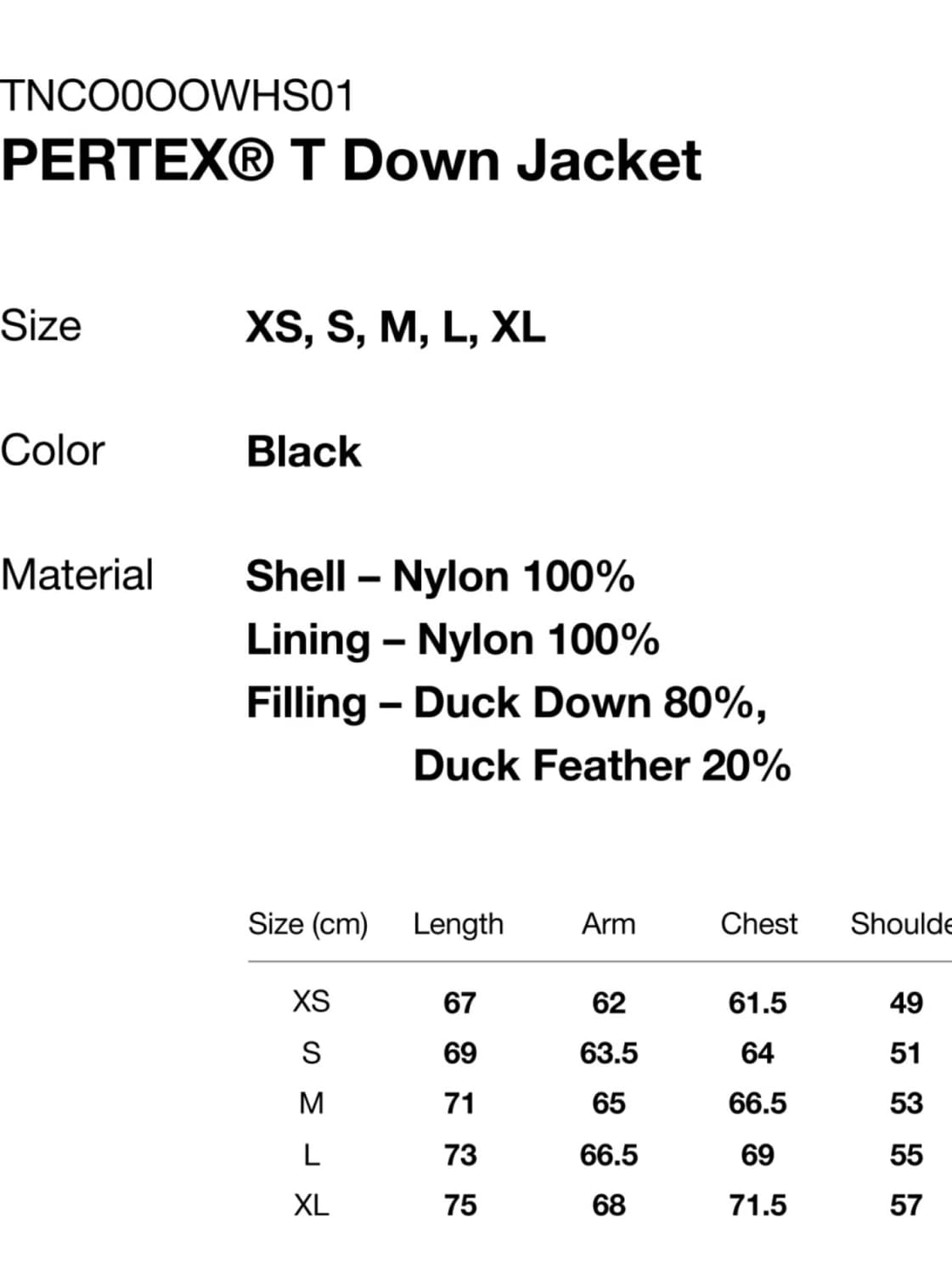 디스이즈네버댓 pertex t down jacket 패딩 상품이미지2