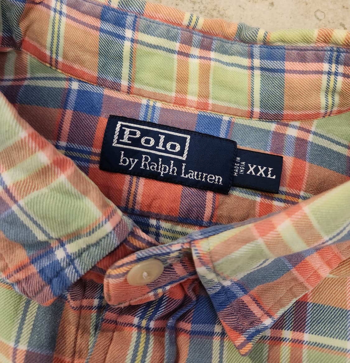 폴로 체크셔츠 2xl 상품이미지3