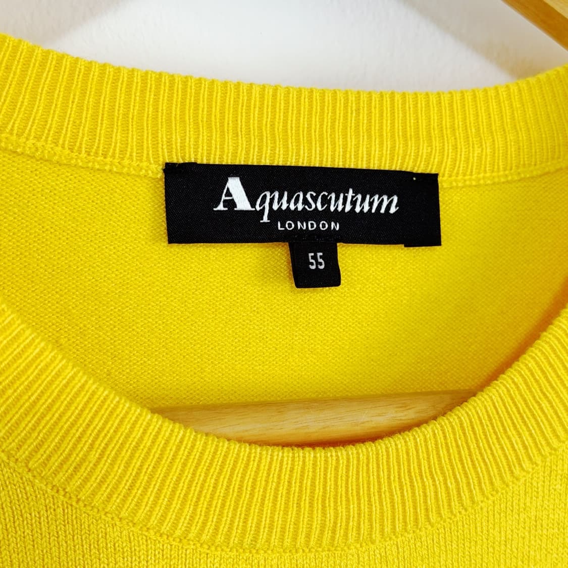 [55] 아쿠아스큐텀 실크 라운드넥 니트 상품이미지9