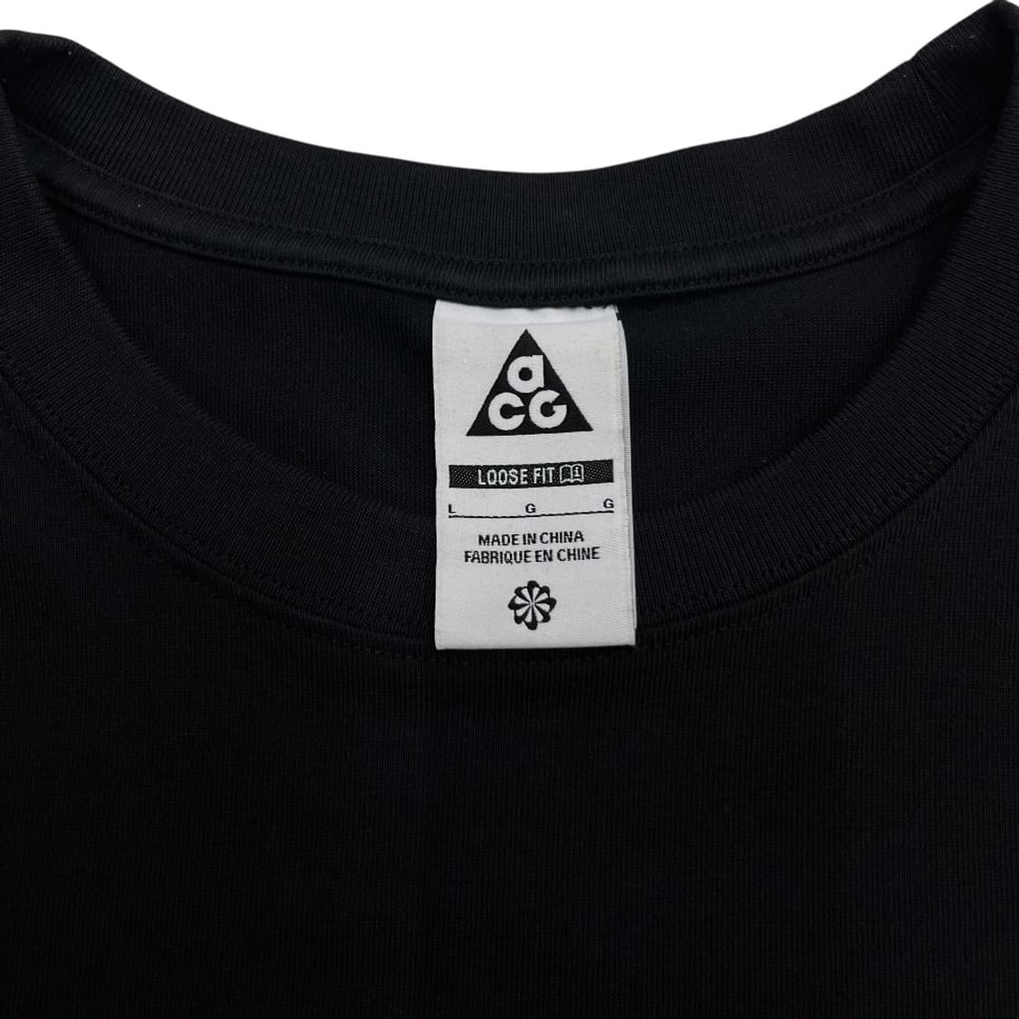 나이키 ACG 블랙 반팔 L 상품이미지5