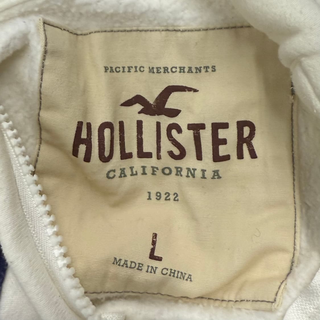 홀리스터 화이트 후드집업 상품이미지5