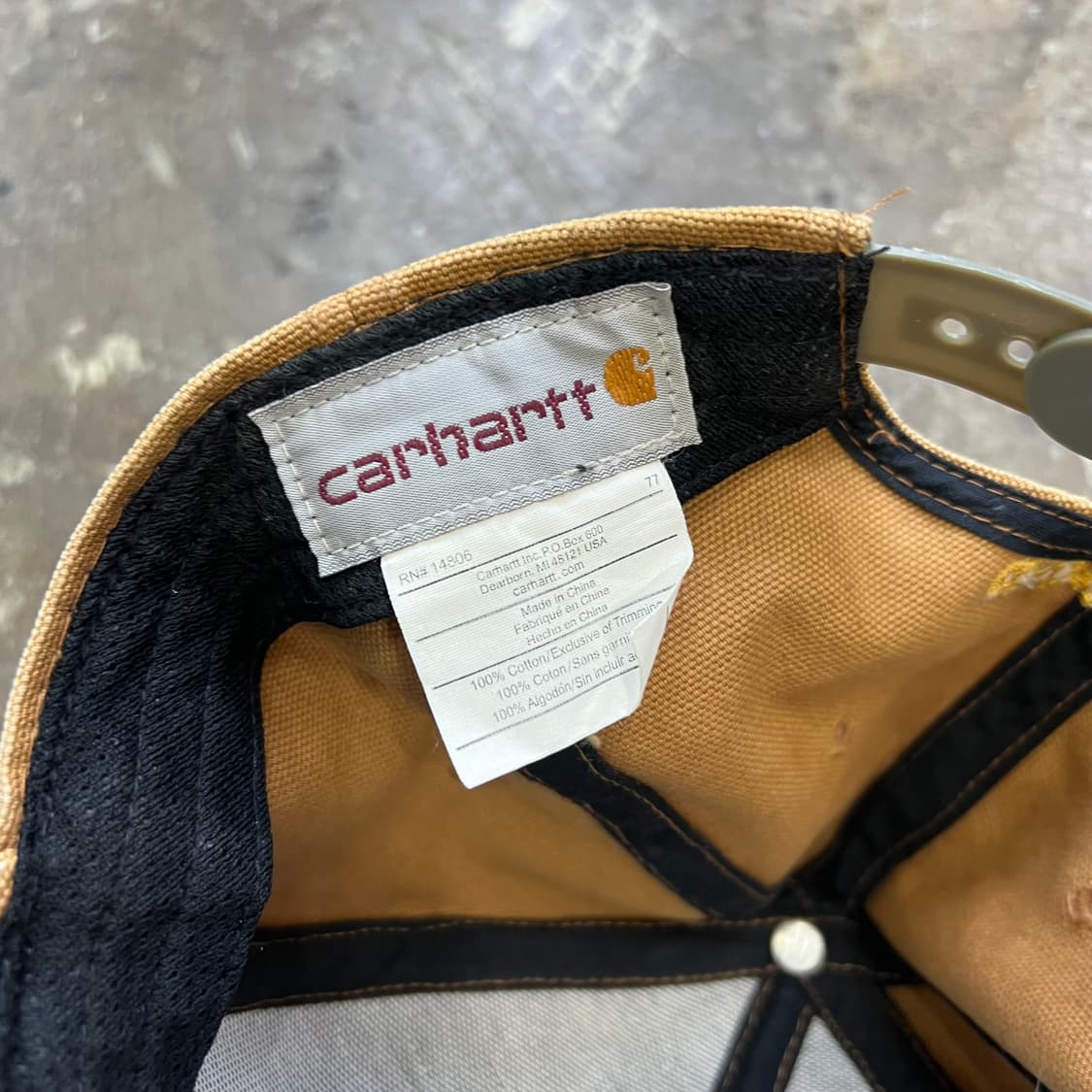 빈티지 칼하트 트럭커 볼캡 모자 스냅백 아메카지 워크웨어 상품이미지4