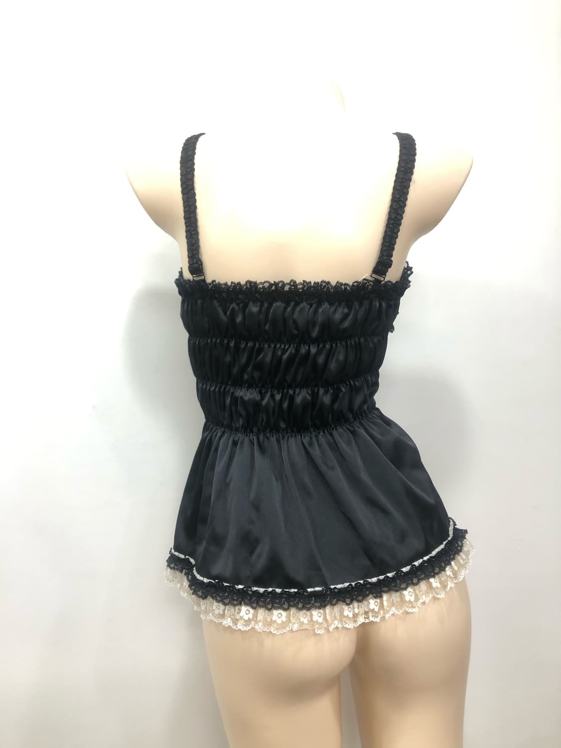 black rose detail lace sleeveless 상품이미지5