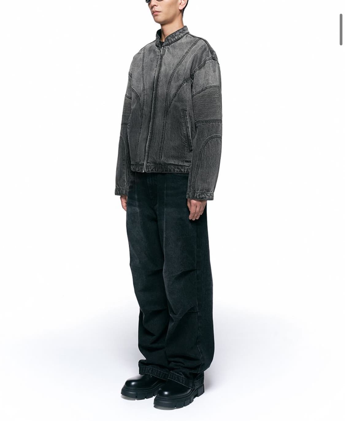 INSILENCE 인사일런스 스모킹 페이드 데님 자켓 (L) 새상품급 상품이미지4