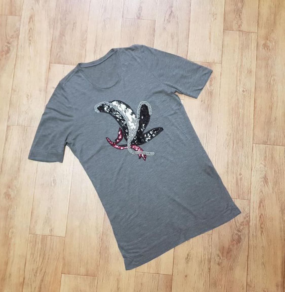 시스템(SYSTEM) 시퀸장식 티 55-66  상품이미지1