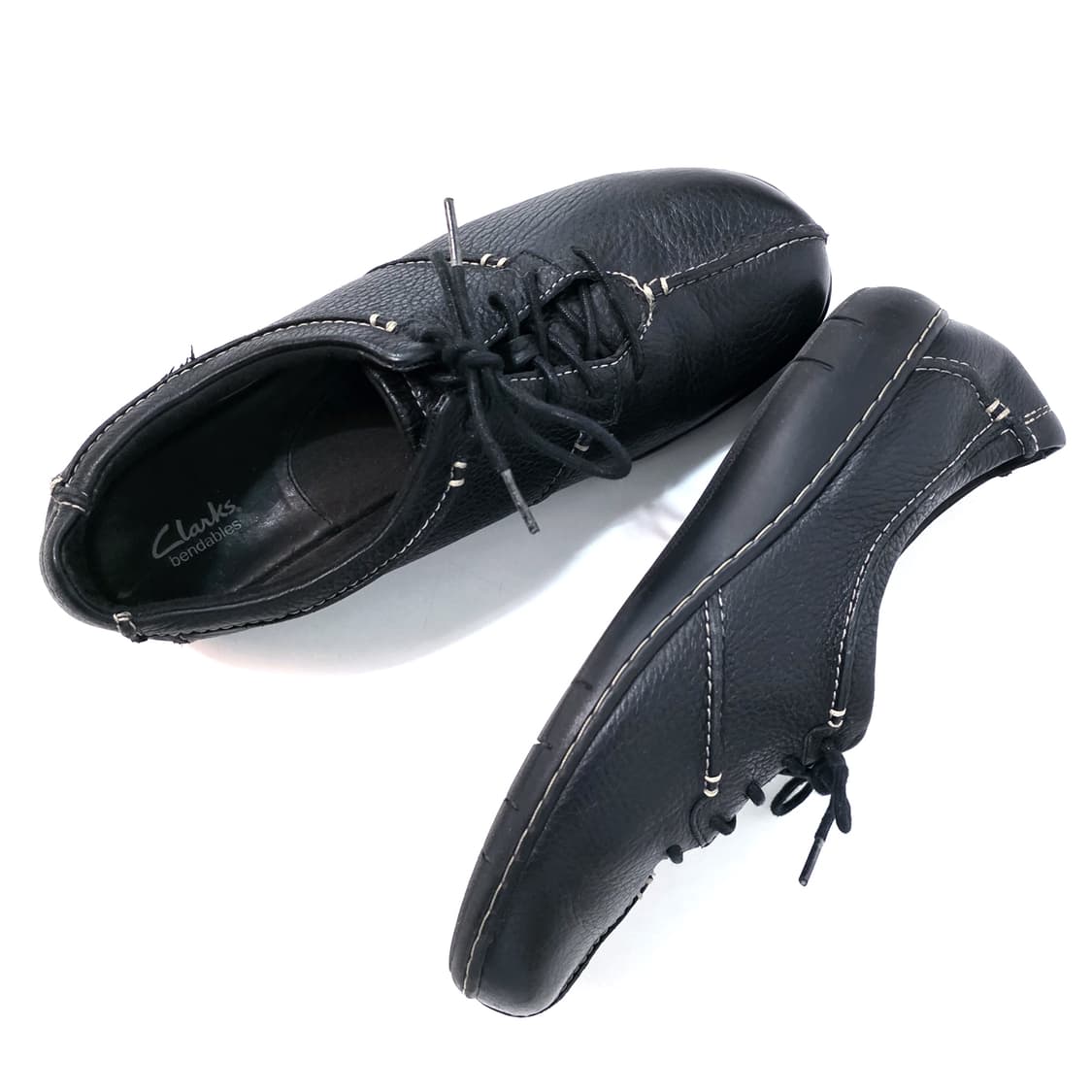 [US9.5] 클락스 비얼즈 레이스업 블랙 상품이미지4