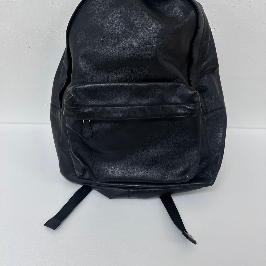 COACH 코치 가죽 백팩 가방 블랙 상품이미지3